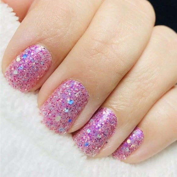 Color Street Other - *Retired, HTF* Color Street: Venetian Masquerade | Fuchsia Pink Silver Glitter